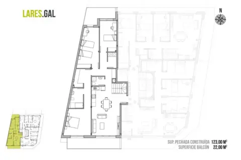 Ático en calle Avenida Xosé María Castroviejo