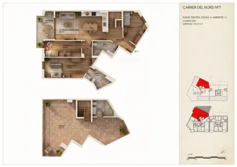 Dúplex en Carrer del Nord