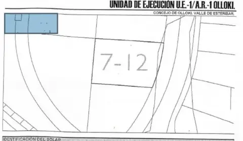 Terreno en calle calle Otxagain, nº 44