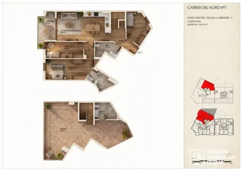 Dúplex en Carrer del Nord