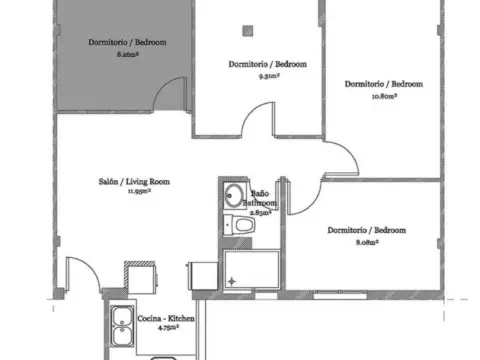 Habitación en Zona Ronda de Triana-Cartuja