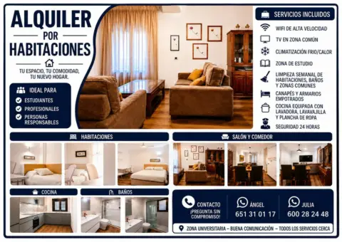 Habitación en Pío XII