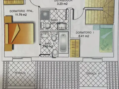 Dúplex en Recas