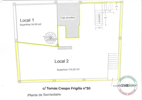 Local comercial en calle de Tomás Crespo 'Frigilis', 30