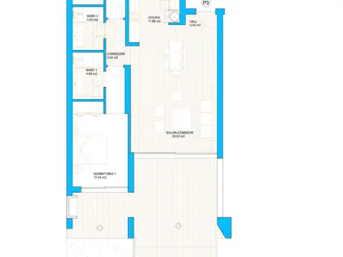 Apartamento en Área de Casares