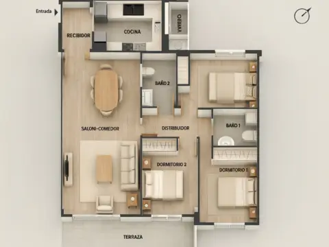 Apartamento en calle calle Miguel Delibes