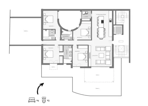 Apartamento en Costa de la Calma