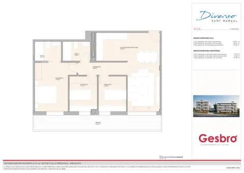 Piso en Carrer Creu Casas i Sicart, 86