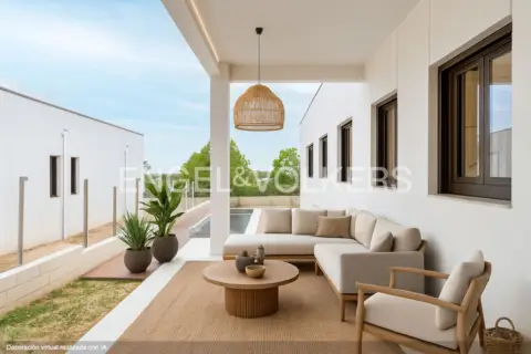 Viviendas unifamiliares con vista despejadas al mar