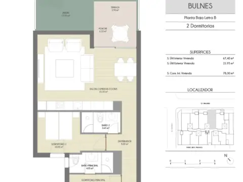 Piso en Carrer de Bulnes,  s/n