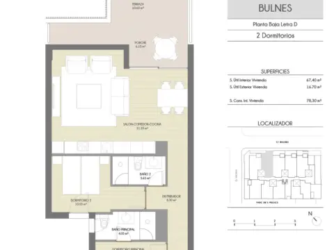 Piso en Carrer de Bulnes,  s/n