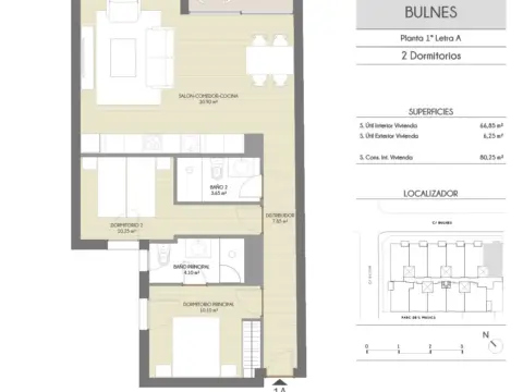 Piso en Carrer de Bulnes,  s/n