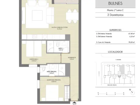 Piso en Carrer de Bulnes,  s/n