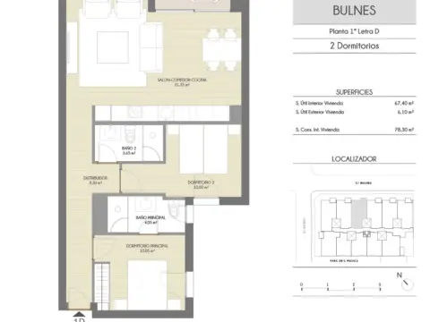 Piso en Carrer de Bulnes,  s/n