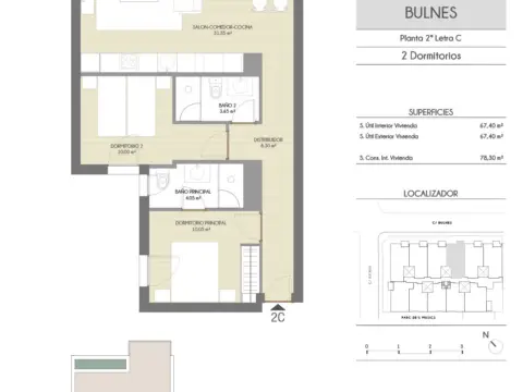 Piso en Carrer de Bulnes,  s/n