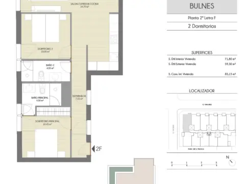 Piso en Carrer de Bulnes,  s/n