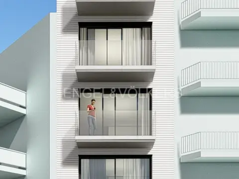 Promoción de seis pisos en primera línea de mar, en Pineda del Mar