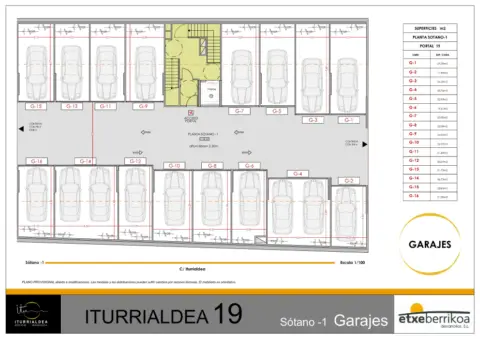 Garaje en calle Iturrialdea,  19