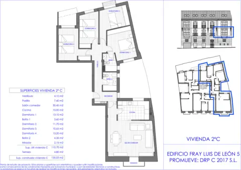 Piso en calle de Fray Luis de León, 5