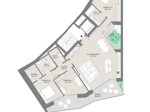 Appartement 3 chambres à vendre à La Massana · 60 sur 60