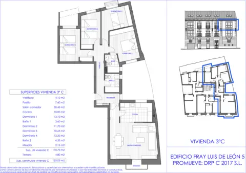 Piso en calle de Fray Luis de León, 5