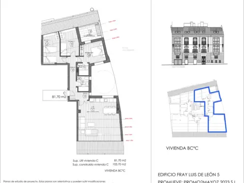 Ático en calle de Fray Luis de León, 5