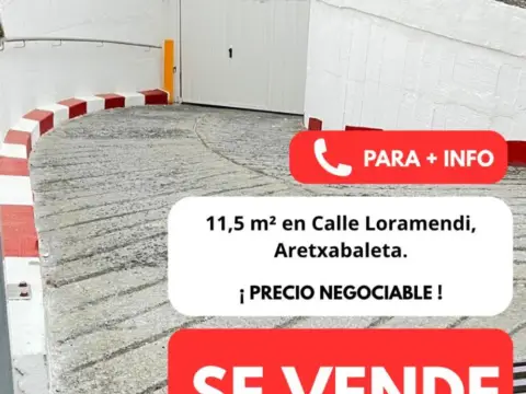 Garaje en calle de Loramendi, 8
