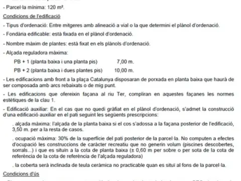 Terreno en Centre