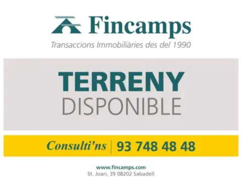 Terreno en Avinguda de Francesc Macià