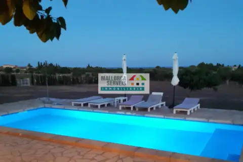 Chalet rústico en Sa Coma