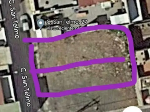 Terreno en calle San Telmo