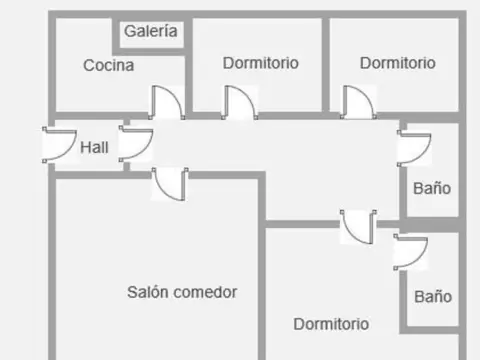 Piso en San Diego-Los Ángeles-San Cristóbal