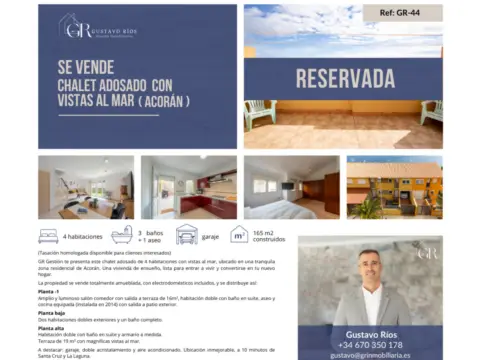 Chalet adosado en calle de los Jardines de Nivaria, 37