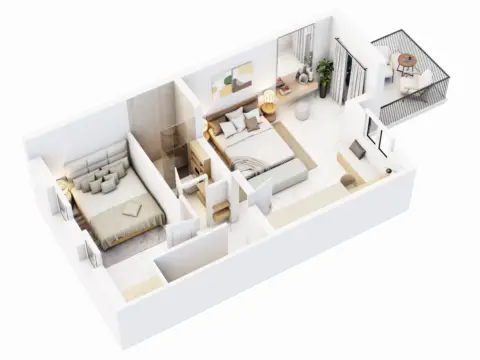 Dúplex en Carrer de Fortuny