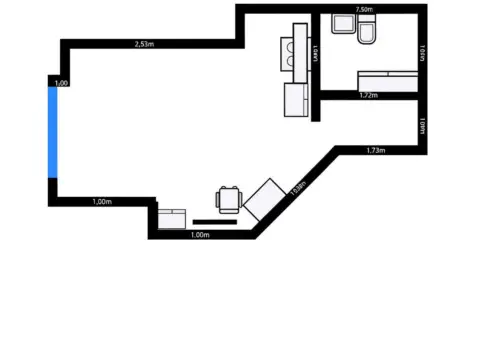 Estudio en calle de México