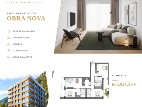 Appartement 3 chambres à vendre à Andorra la Vella, Andorre-la-Vieille · 54 sur 60