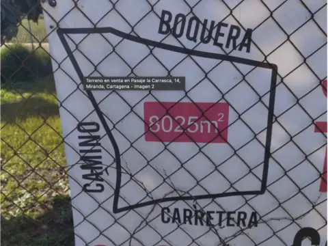 Terreno en calle Pasaje La Carraca, 14 Miranda, Cartagena