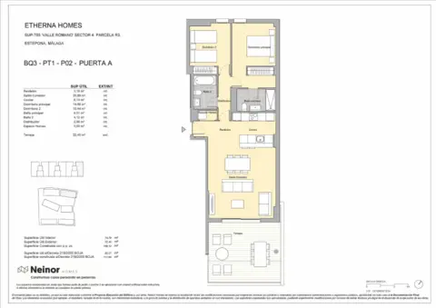 Piso en  calle Villa Borghese