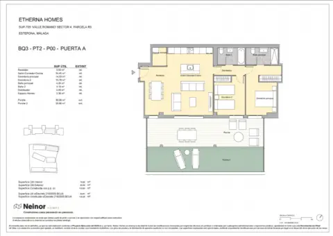 Piso en  calle Villa Borghese