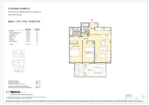 Piso en  calle Villa Borguese