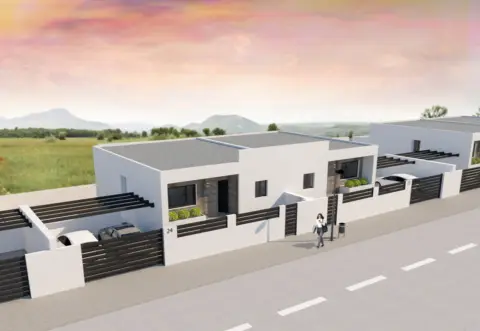 Chalet pareado en calle del Lobo