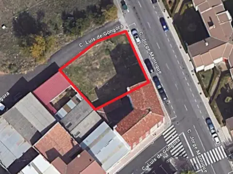 Terreno en calle de Jorge Manrique