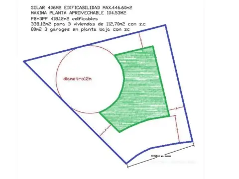 Terreno en Carrer Ferradura