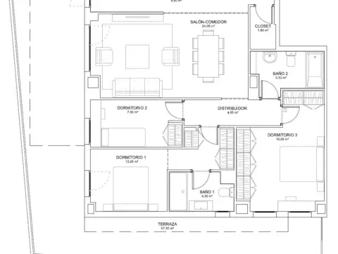 Piso en calle de la Virgen de Loreto, 20