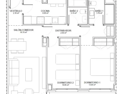 Piso en De Aguas Vivas,  37