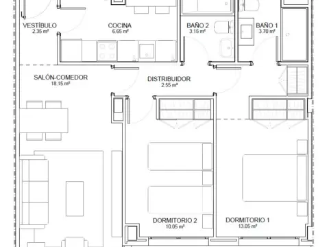 Piso en De Aguas Vivas,  37