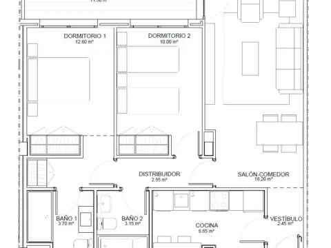 Piso en De Aguas Vivas,  37