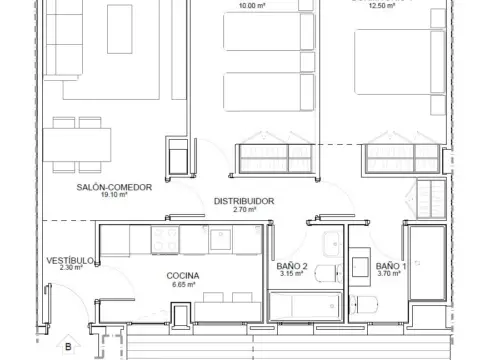 Piso en De Aguas Vivas,  37