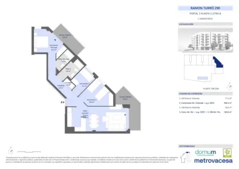Piso en Carrer de Ramon Turró, 290