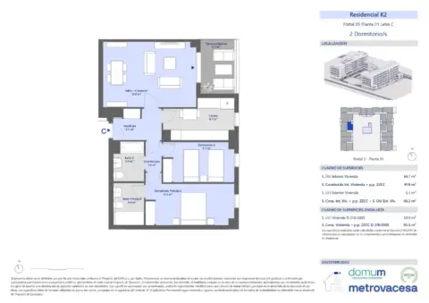 Piso en Parcelas R3.4 y R1.1, Palmas Altas